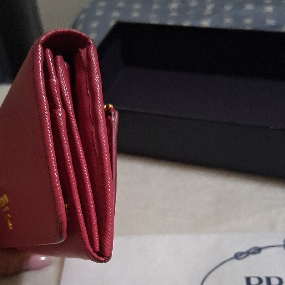 Prada Fuchsia Leather Wallet - Picture 8 of 10